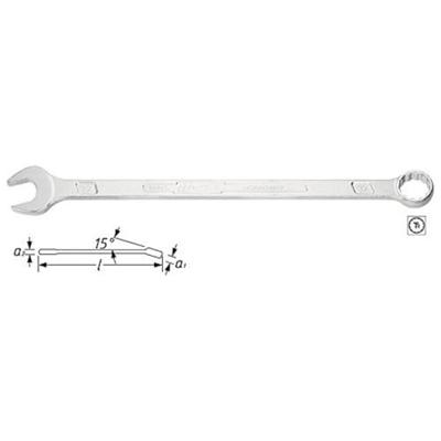 Hazet 600LG-17 600LG-17 Ring-steeksleutel Sleutelbreedte (metrisch) 17 mm