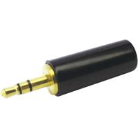 Cliff FT6301 Jackplug 3,5 mm Stekker, recht Aantal polen: 3 Stereo Zwart 1 stuk(s) - thumbnail