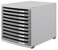 HAN Schubfächer DIN A4 DIN B4 DIN C4 1510-0-19 Ladebox Lichtgrijs DIN A4, DIN B4, DIN C4 Aantal lades: 10 - thumbnail