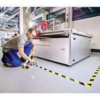 tesa ANTI-SCRATCH 60960-00002-00 Vloermarkeringstape tesa Zwart/geel (l x b) 20 m x 50 mm 1 stuk(s) - thumbnail