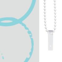 VidaXL Rolgordijn voor douche 140x240 cm bubbel - thumbnail