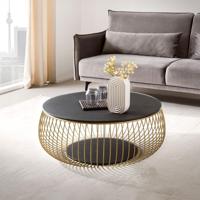 Artistiq Salontafel 'Johathan' 86cm, kleur goud - thumbnail