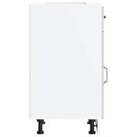 Keuken onderkast Kalmar bewerkt hout betongrijs - thumbnail