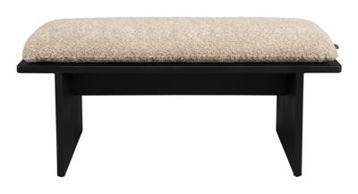 Dutchbone Halbank 'Shiho' Rubberhout en Bouclé