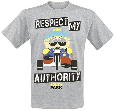 South Park T-Shirt Respect My Authority Size L