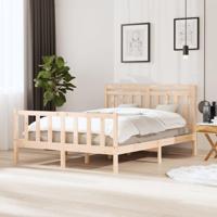 Bedframe massief hout 150x200 cm - thumbnail