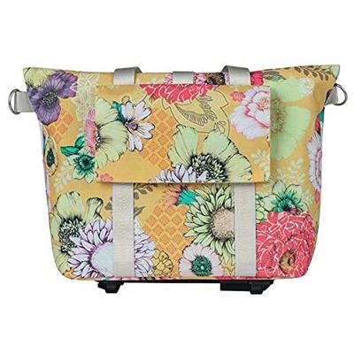 Basil bloom field mik fietshandtas - geel, compact en duurzaam - 8-11l - thumbnail
