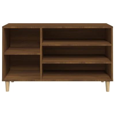 VidaXL Schoenenkast 102x36x60 cm bewerkt hout bruin eikenkleur
