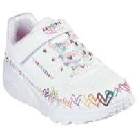 SKECHERS Street Uno Lite Heart Craze baskets wit - thumbnail