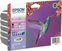 Inktcartridge Epson T0807 zwart + 5 kleuren - thumbnail