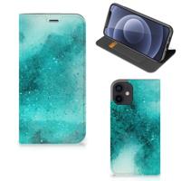 Bookcase iPhone 12 Mini Painting Blue - thumbnail