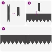 Gazonranden 10 pcs Zwart 100 x 0.5 x 15 cm Staal - thumbnail