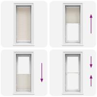 Plissjaloezie 50x100cm crme - thumbnail