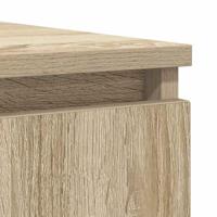 Dressoir met lades 100,5x35x76cm spaanplaat sonoma eikenkleurig - thumbnail