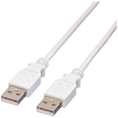 VALUE USB 2.0 Kabel, Type A-A, wit, 4,5 m VALUE USB 2.0 Kabel, Type A-A, wit, 4,5 m