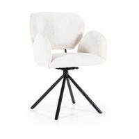 Eleonora Eetkamerstoel 'Rosalin' kleur Beige - thumbnail