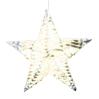 Verlichte Ster Hangend Zilver 300 LED Gehlmann - Gehlmann