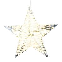 Verlichte Ster Hangend Zilver 300 LED Gehlmann - Gehlmann - thumbnail