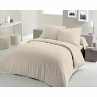 LOVELY HOME DEKBEDSET - 220x240 cm - 100% KATOEN - CRÈME BEIGE - thumbnail
