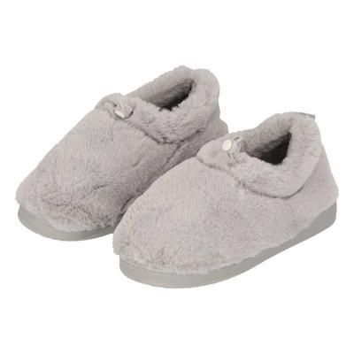 Apollo Pantoffels Dames Imitatiebont Grijs-39/40