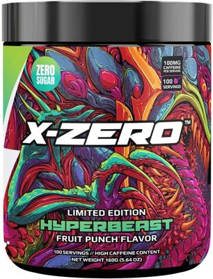 X-Gamer 160g X-Zero Formula - Hyperbeast Fruit Punch X-Gamer 160g X-Zero Formula - Hyperbeast Fruit Punch