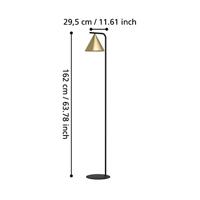 Eglo Gouden vloerlampNarices - 99594 - thumbnail