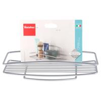 Metaltex onda badkamerrek 26x11x11 cm zilver - thumbnail