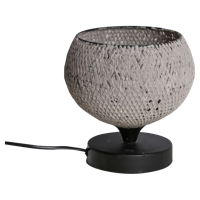 PTMD Tafellamp Giza grijs 18 X 18 X 21 - thumbnail