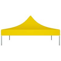 VidaXL Partytentdak 270 g/m² 2x2 m geel - thumbnail