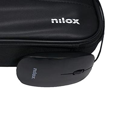Laptoptas en Muis Nilox NXMOS5156BK 15,6" Zwart 16"