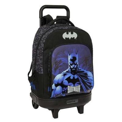 Schoolrugzak met Wielen Batman Zwart 33 x 45 x 22 cm