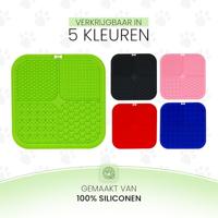 Eat Slow Live Longer Lick Mat QuadGreen - thumbnail