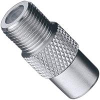 Renkforce F-Coax-adapter [F-koppeling-Antennestekker 75 Ω]Zilver - thumbnail