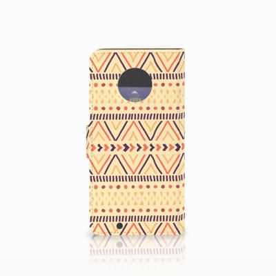 Motorola Moto G6 Telefoon Hoesje Aztec Yellow