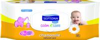 Septona Septona Baby Doekjes Kamille (64st) - thumbnail