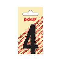Plakcijfer Nobel 60 mm zwart 4 Pickup - Pickup - thumbnail