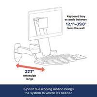 TV houder Ergotron 45-230-200 24" 8 kg - thumbnail