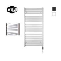 Elektrische Radiator Sanicare HWV - Moda Met Wifi 120x60 cm Mat Wit 876W Met Thermostaat Chroom Rechtsonder Sanicare - thumbnail