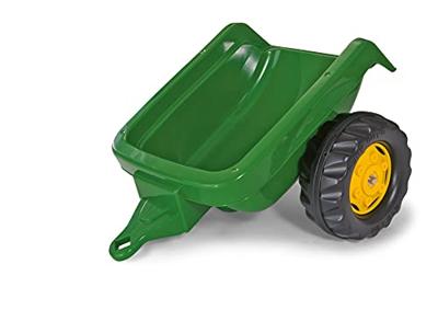 Rolly Toys traptrekker met aanhanger - John Deere RollyKid groen