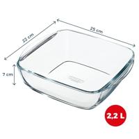 Pyrex Airfryer ovenschaal 2,2L 25x22x7cm - thumbnail