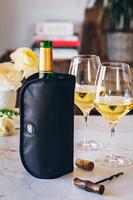 Koeltas Voor Flessen BRA A195026 750 ml Zwart Oranje Nylon - thumbnail