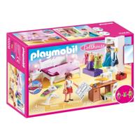 PLAYMOBIL Dollhouse slaapkamer met mode ontwerphoek 70208 - thumbnail