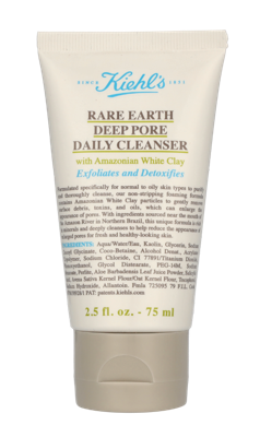 Kiehls - Kiehl's Rare Earth Deep Pore Daily Cleanser 75ml Make-up verwijderaar en reiniger