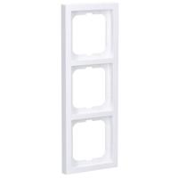 Busch-Jaeger 3-voudig afdekraam 1723-884K studiowit mat - thumbnail