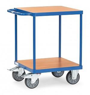 Fetra Hauptartikel 2496 Tafelwagen Staal Poedercoating Laadvermogen (max.): 500 kg Stralend blauw (RAL 5007)