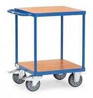 Fetra Hauptartikel 2496 Tafelwagen Staal Poedercoating Laadvermogen (max.): 500 kg Stralend blauw (RAL 5007) - thumbnail