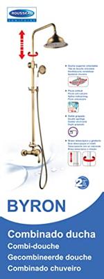 Douchekolom Rousseau Roestvrij staal Polycarbonaat