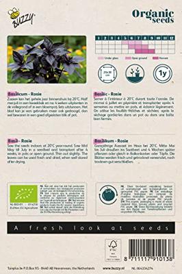 Organic Basilicum Rosie (Skal 14725) Tuinplus - Buzzy