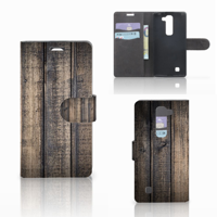 LG Magna | G4C Book Style Case Steigerhout - thumbnail