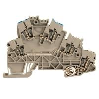 Weidmüller 1895700000 Aardklem 5.10 mm Spanveer Toewijzing: Terre Beige 50 stuk(s)